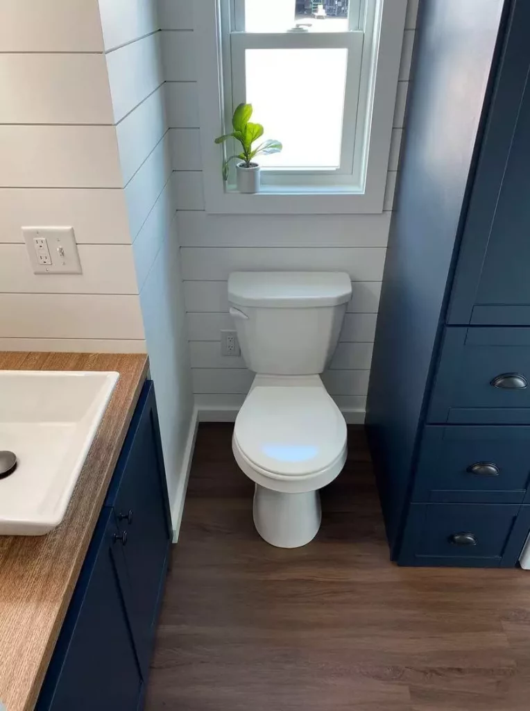 Lancaster tiny house toilet