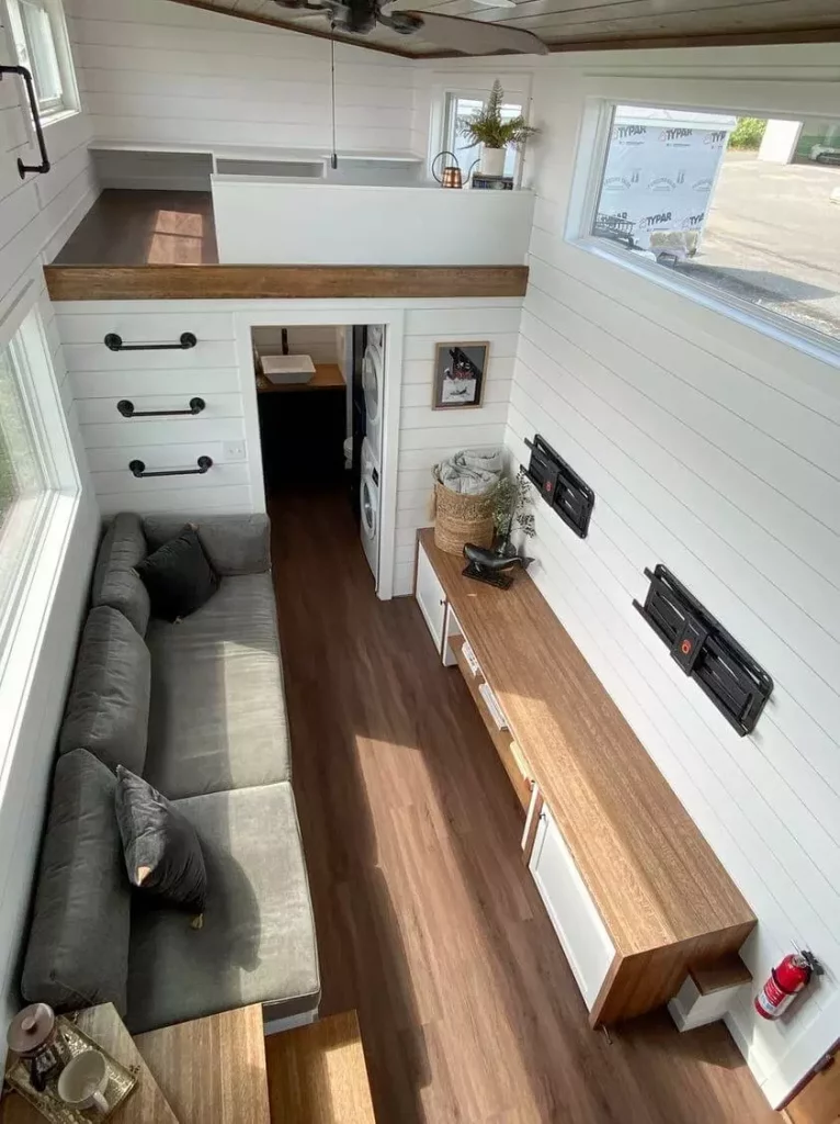 Lancaster tiny house living room